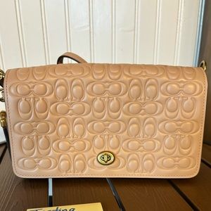 EUC Coach Signature Dinky in Beechwood/Brass